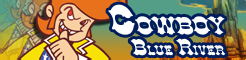 「COWBOY」Blue River banner